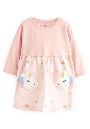 LONG SLEEVE POCKET  - Jerseykleid - pink