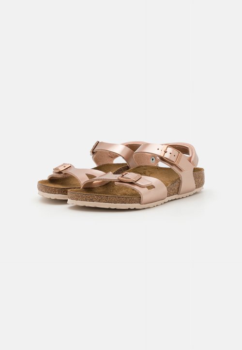 Birkenstock RIO AS KIDS ELECTRIC METALLIC NARROW - Slippers - electric metallic — foto 2
