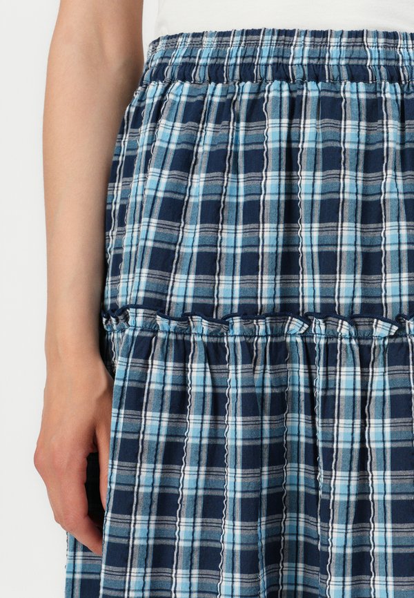 ONLROMANA CHECKED LONG SKIRT  - Maxi skirt2