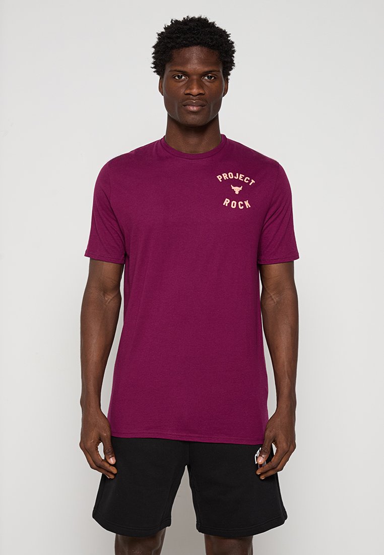 Under Armour T-shirt print (rood)paars Under Armour T-shirt print (rood)paars