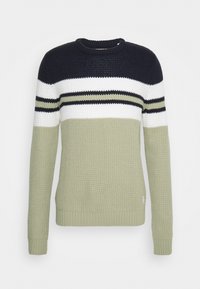 JCODALTON CREW NECK - Camisola - tea/blocking