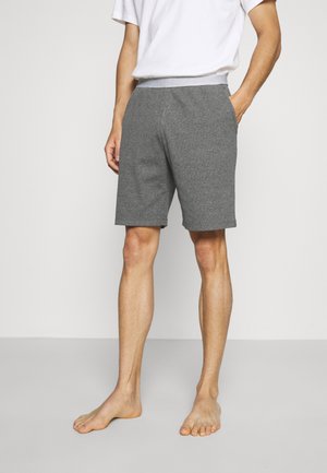 LOUNGE HENLEY SHORTS - Nachtwäsche Hose - mottled dark grey