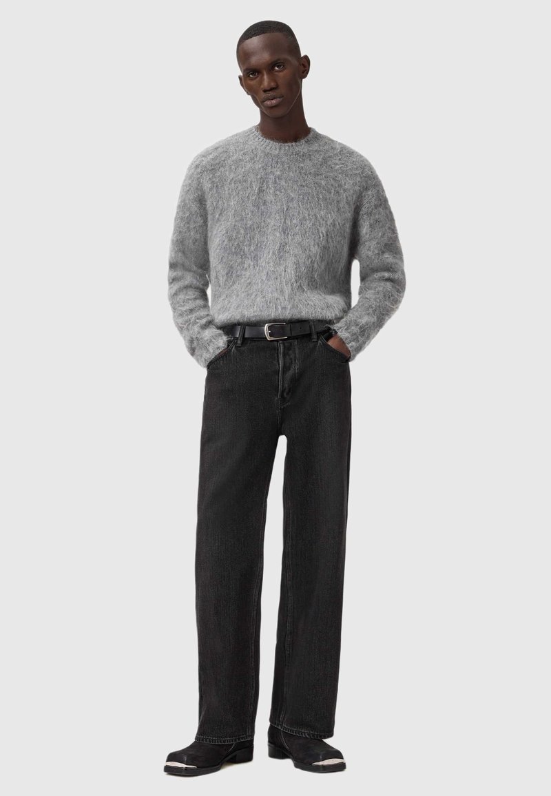 Pull Col Rond AllSaints Noir Taille M - Occasion Très Bon état Homme