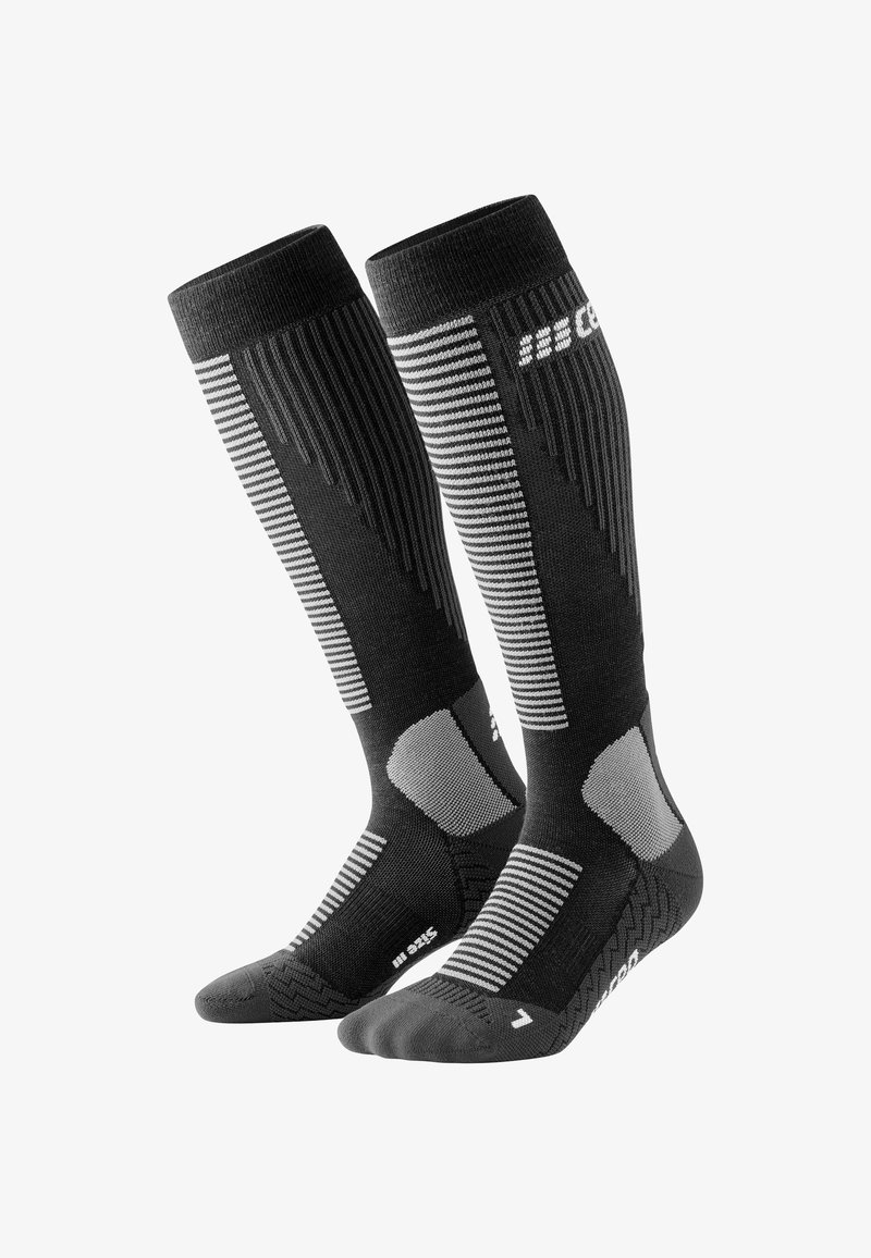 CEP KNEE HIGH COLD WEATHER V2 KOMPRESSION - MADE IN GERMANY - Kniestrümpfe - black