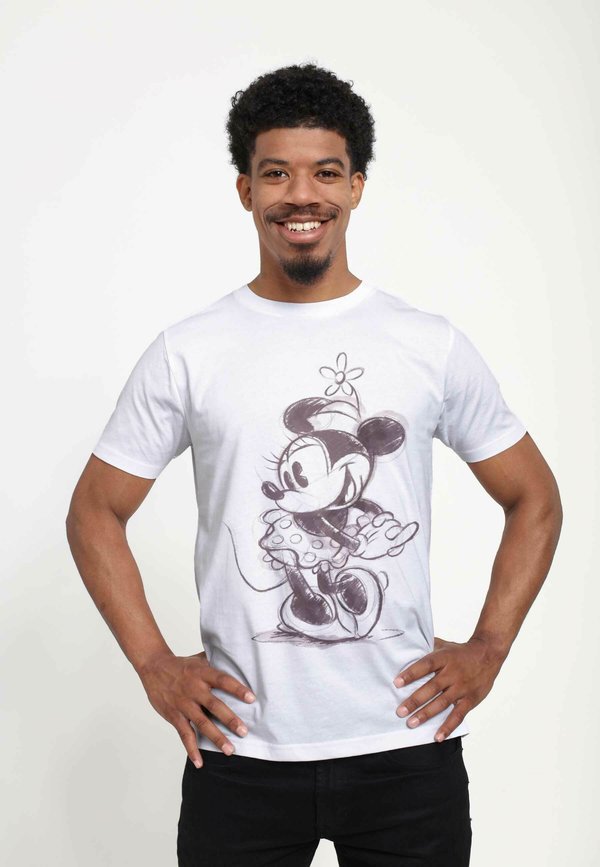 MICKEY CLASSIC SKETCHY MINNIE UNISEX - T-Shirt print