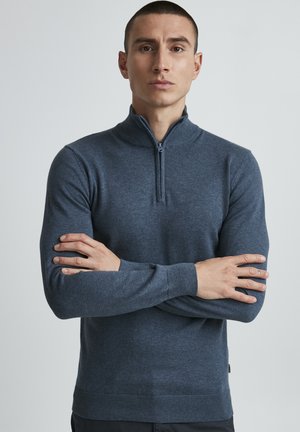 11 Project PRMELVILLE - Strickpullover - ensign blue melange