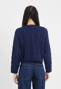 Even&Odd Stickad tröja - dark blue