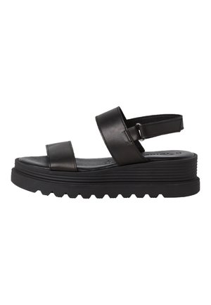 Plateausandalette - black