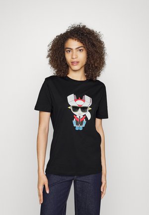 UNISEX KARL K/HERO - Triko s potiskem - black