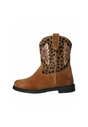 IK-KE, B0014017 A - Bottines de cowboy / motard - tan