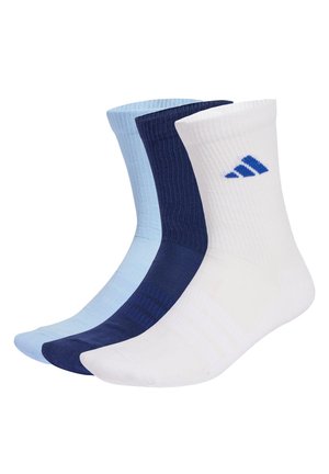 C ESS CRW 3PACK - Calze sportive - dark blue/white/glow blue