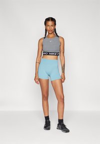 Nike Performance ONE SHORT - Leggings - denim turquoise/black