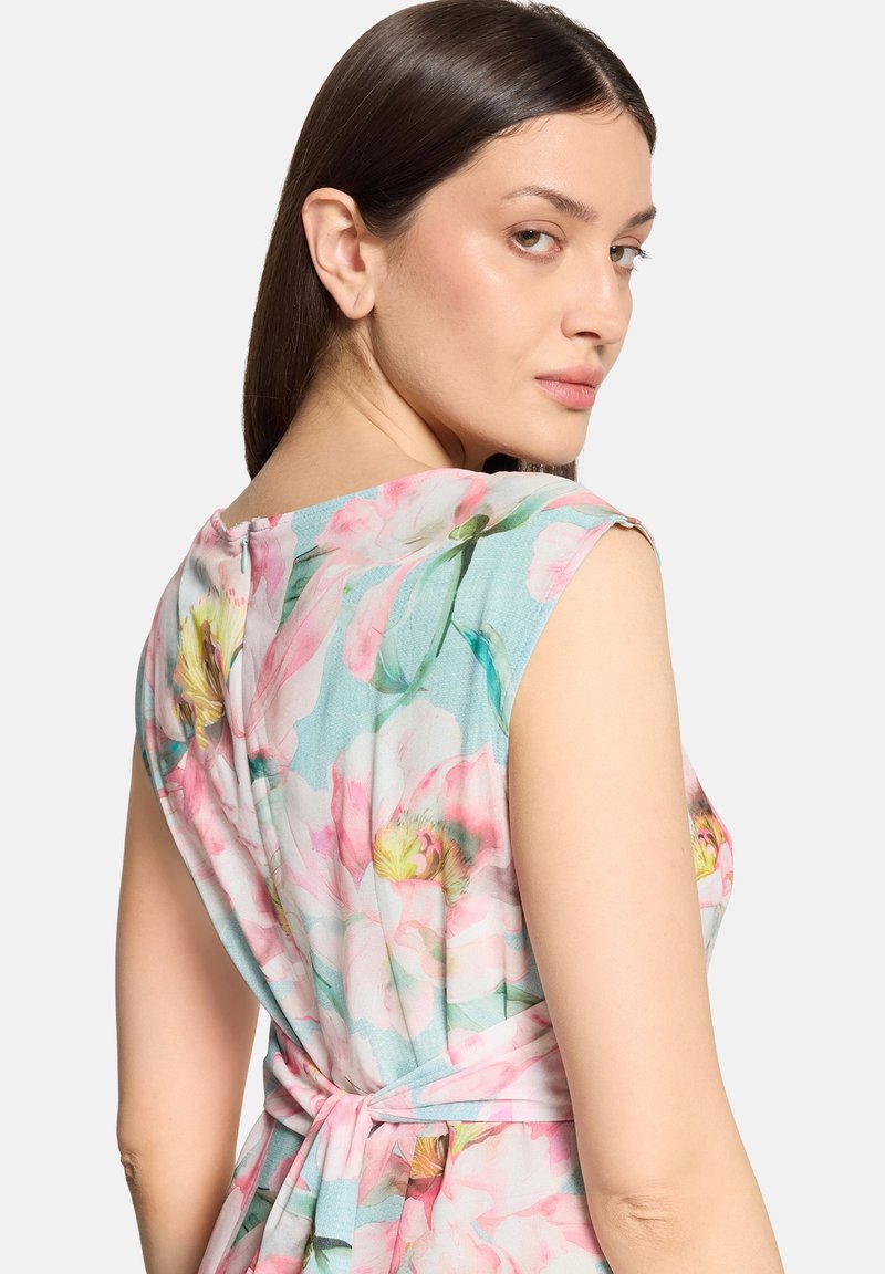 Betty Barclay Abito Donna In Chiffon Con Chiusura Lampo, Elegante E Leggero