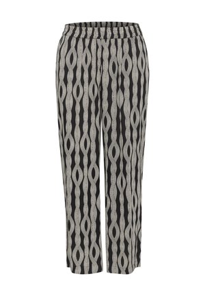 Kaffe KASANNE - Trousers - small black rope print