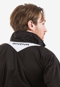 Givova TUTA - Felpa con zip - nero - bianco
