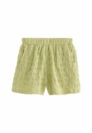 TEXTURED- REGULAR FIT - Šortky - dark green