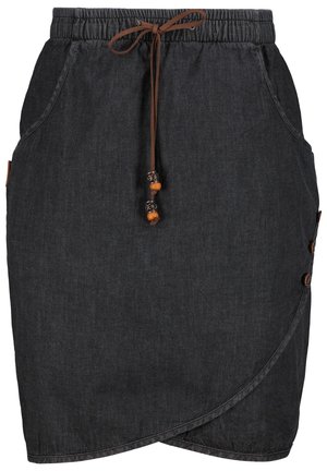 alife & kickin, LUCY - Jeansrok - black denim