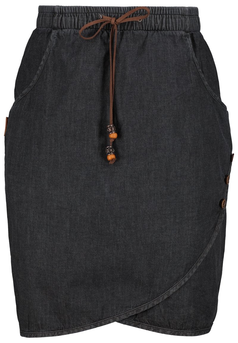 alife & kickin A-lijn rok zwart alife & kickin A-lijn rok zwart