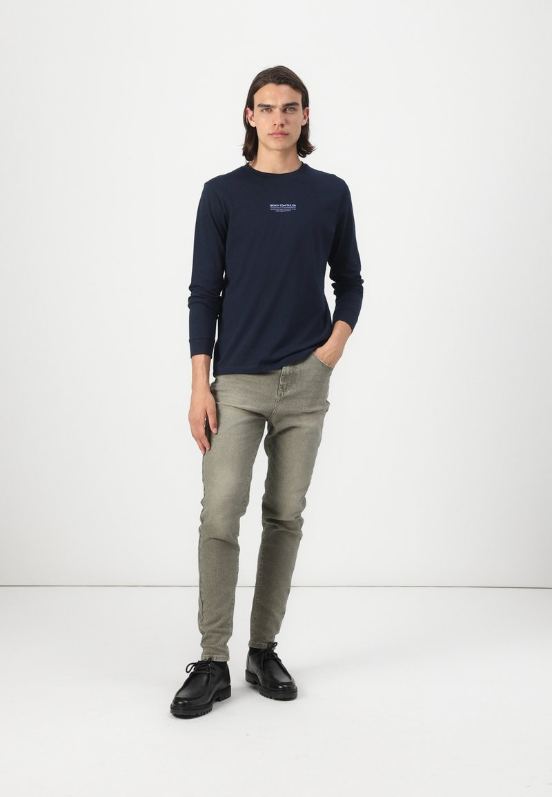Tom Tailor Camicia Casual Uomo Blu Cotone Manica Lunga (IT 52, EU 48