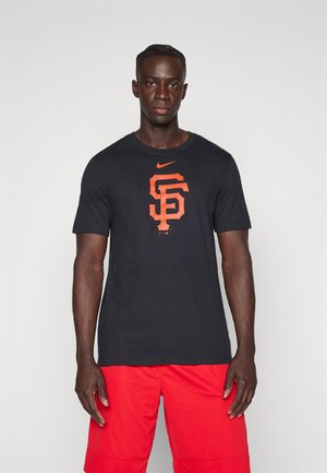 SAN FRANCISCO GIANTS MEN'S FUSE LARGE LOGO TEE - Squadra - black