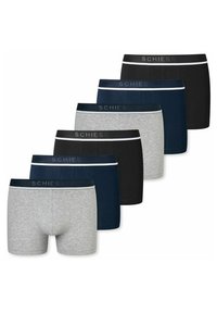 Unselected, schwarz/navy/grau melange