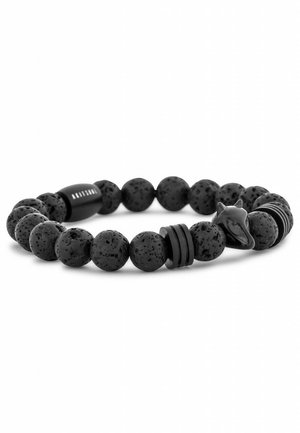 OBSIDIAN  - Bracelet - black lava