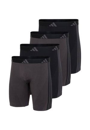 Lange Boxershorts - schwarz/multicolor