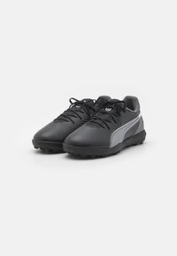 Puma KING MATCH TT  - Fodboldstøvler til kunstgræs - black/white/cool dark gray
