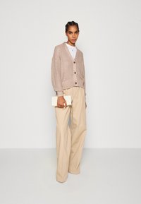 Scotch & Soda Cárdigan Jacquard Trim Verde | Dressinn
