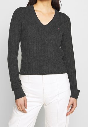 Tommy Hilfiger, Striktrøje - grey