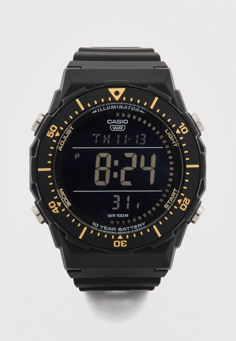 Casio Digitaluhr - black/schwarz - Zalando