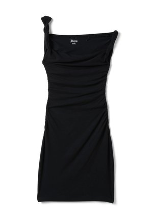 UTOPJA, BLACK ASYMMETRICAL MINI DRESS - Vestido de cóctel - black