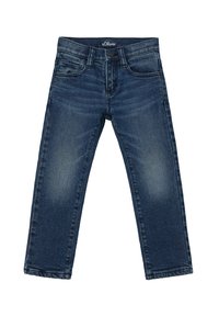 s.Oliver MID RISE - Straight leg jeans - blau