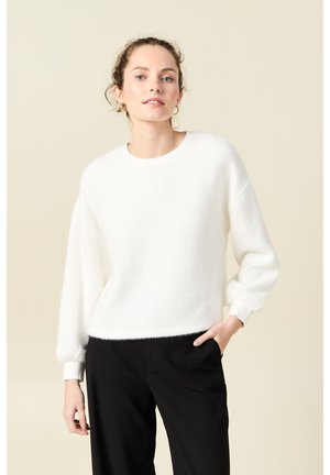 Sweatshirt - ecru