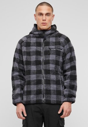 WORKER - Fleecejacke - black grey