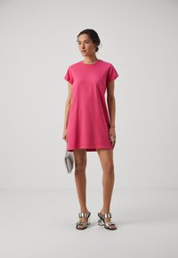 AllSaints ANNA MINI DRESS - Jerseyklänning - neon pink