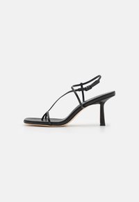 CROSS FRONT  - Sandals - black