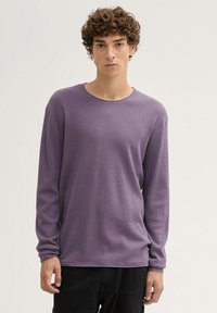 TOM TAILOR DENIM R NECK - Strickpullover - foggy purple