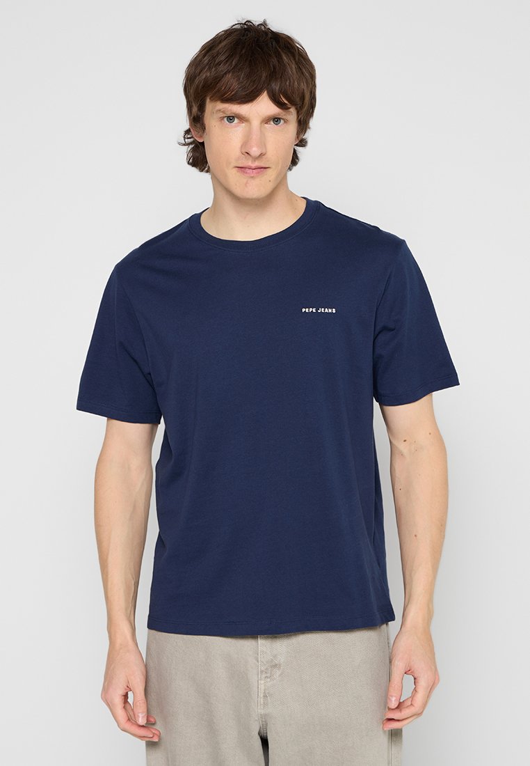 Pepe Jeans T-shirt basic donkerblauw