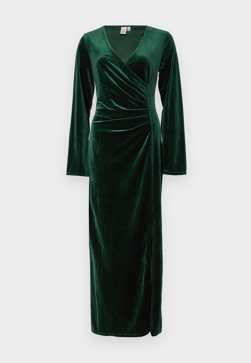 YAS Maxi-jurk donkergroen