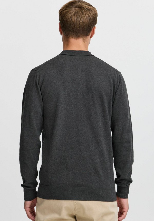 IDBELLOX - Long sleeved top - charcoal mix2