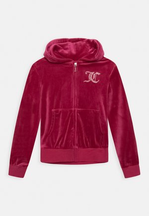 DIAMANTE ZIP HOODIE - Felpa con zip - festival fuchsia