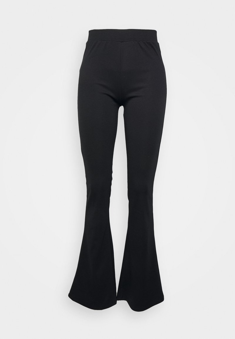 Pieces PCOTINE FLARED PANTS - Calças - black