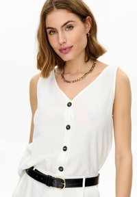 ONLY KURZÄRMELIGES GEKNÖPFTES - Blus - tofu