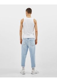 Bershka Jeans relaxed fit - dark blue