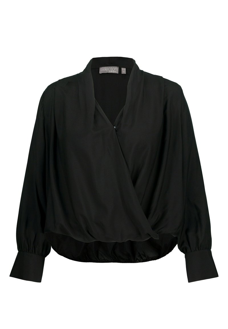 Ulla Popken Blouse zwart Ulla Popken Blouse zwart