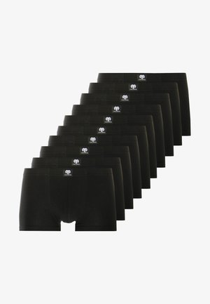 Zwarte katoenen boxershort in een verpakking van tien. Kenmerken zijn een elastische tailleband met logo, een gladde textuur en een getailleerde pasvorm.