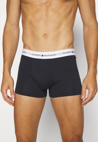 Tommy Hilfiger SIGNATURE TRUNK 3 PACK - Chiloți boxer - courtside green/blue lazurite/desert sky