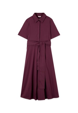 Oltre, VESTITO CHEMISIER - Skjortekjole - bordeaux