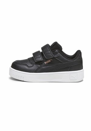 STREET  - Lær-at-gå-sko - black- black-rose gold- white
